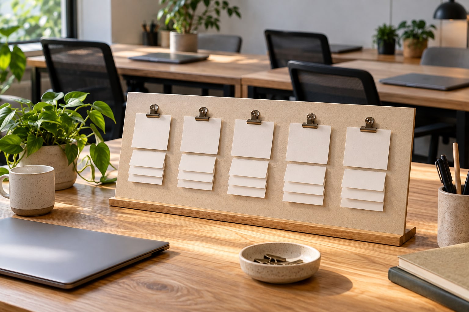 AI-generated image: How to keep a team of five aligned without meetings